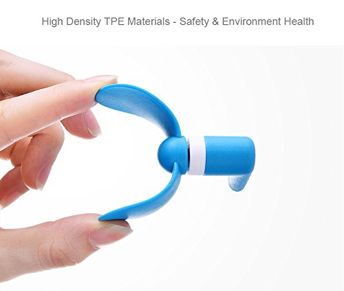 DolDer Outdoor mini Ventilator für OTG fähige Handy / Smartphone / Tablet mit microUSB Anschluss Blau - 5