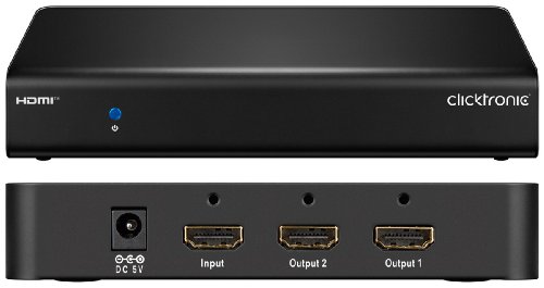 Clicktronic Advanced Quad HD HDMI Splitter (1 IN/2 OUT, 4K Ultra HD, 3D-TV) - 2