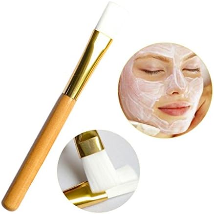 Covermason Wooden Handle Mask Applicator Brush Facial Face Mud Mask Mixing Brush For Professional And Home Use，For Facial Mask,Mud Mask,Body Lotion,Body Butter Etc.