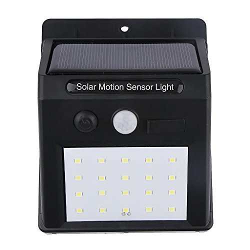MagiDeal Solar Powered Wall Lamp Outdoor 20 LEDS PIR Motion Garden Path Flood Light - #1-warm white, one size RS.920 (53.00% Off) - Amazon