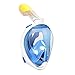 Produktbild Yaoaoden Full Face Schnorchelmaske Seaview 180 ° Anti-Fog Anti-Leak Länger Schnorchelschlauch Universal Schnorchelmaske für GoPro