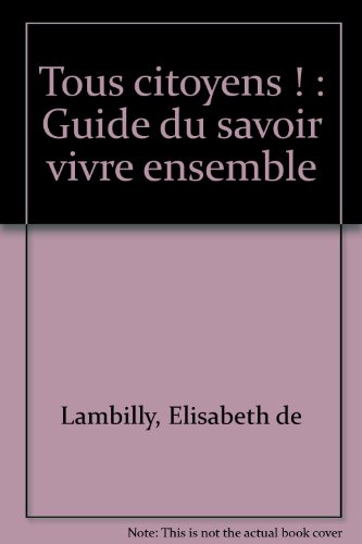 couverture de : Tous citoyens !