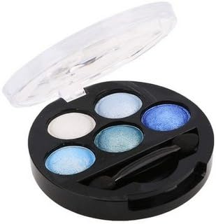 Eyeshadow - UBUB Eye Shadow Creamy Pigment Shimmer Powder Mineral Texture Waterproof Makeup 003 Blue