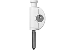Abus Ftr70 W Al0125 Serratura con Blocco, Blocco Finestre con Chiavistello In Acciaio Inox, Chiusura a Chiave, Livello di Sicurezza: 4, 73401, 40 Mm, Bianco