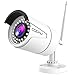 Price comparison product image COOAU WiFi Security Outdoor IP Camera Wireless Surveillance Bullet Camera, CCTV Camera System, 25m Night Vision, Smart Motion Detect, Remote View Via Smart Phone/Tablet/PC, Up to 128GB Micro SD