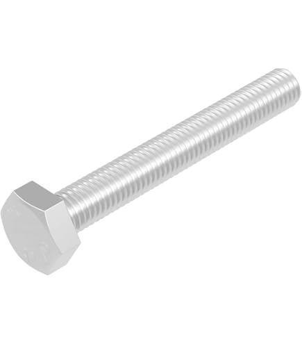 30 Stück Sechskantschrauben M6 X 90mm 8.8 - DIN 933 Vollgewinde Verzinkt