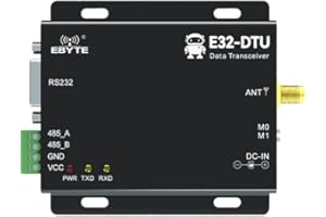 EBYTE Lora SX1278 433MHz Transceptor de Datos inalámbrico DTU 3000m 20dBm Lora Módulo RF de Largo Alcance con Conectores RS232 / RS485 Módulo transceptor de Fecha Half-Deplex con Libro electrónico