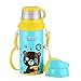 Produktbild TENTA Kitchen Vacuum Insulated Water Bottle With 2 Caps –Straw And Screwed Cap - 18/8(304) Stainless Steel Thermoses Water Tumbler Mug Straw Bottle For Kids,19.8Oz(580ml),Cyan