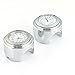 Produktbild Babyflower Universal Motorrad Lenkeruhr Motorrad Lenker Thermometer fuer Harley 25/22MM 7/8 " Lenker Wasserdicht Weiss Aluminium