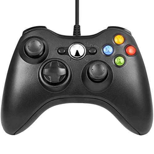 Etpark Xbox 360 Controller, Xbox Controller USB Wired Gamepad USB Wired Gaming Joystick For Xbox 360,Improved Ergonomic Design Controller for Xbox 360 Slim And PC with Windows XP/Vista/7/8/8.1/10