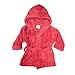 Gorgeously soft fleece dressing gown by Softtouch - Red - Size Red - 12-18 Months