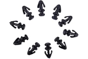 KIMISS Sujeción para puerta Mondeo, 10 clips de fijación, junta de sellado contra clima, accesorios automóvil, retenedor de paragolpes