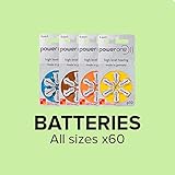 60 x Varta Powerone p10 Mercury Free Mercury Free hearing aid batteries