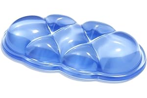 Arisase Morbido cuscino poggiapolsi per mouse, comodo e fresco, in gel di silicone, di piccole dimensioni, sollievo dal dolore, per computer portatile, accessori per ufficio e casa (blu)