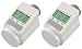 Produktbild komforthaus Heizkörperthermostat Classic Typ L, Pro Version mit Metallmutter, neues leises Modell, Set für 2 Räume