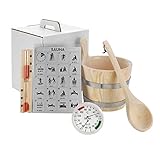 sauna set geschenk Sauna-Zubehör-Set 5 Piezas Sauna Set De Accesorioss 6 piezas \"Estándar\"