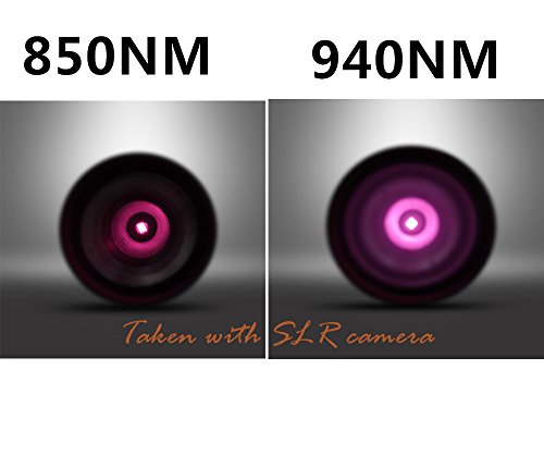 UniqueFire® New eingeht uf1508 schwarz IR 850 nm oder 940 nm Infrarot-Licht Nachtsicht Taschenlampe Einstellbarer Fokus zoombaren Taschenlampe Set (75 mm + 67 mm + 50 mm + 38 mm Objektiv) für Nacht Huting - 6