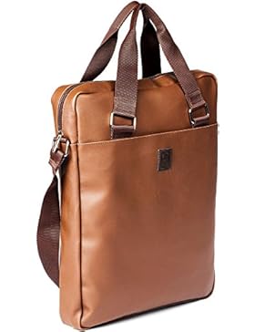 Trussardi , Herren Schultertasche braun Dunkelbraun