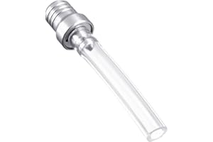 SITRDA Fuel Tank Breather Pipe,Anti Reverse Gas Fuel Petrol Tank Cap Valve Vent ATV Dirt Bike (Chrome)