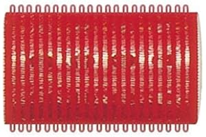 Fripac-Medis - Thermo Magic Rollers - Bigoudis - Rouge - Diamètre : 36 mm - Lot de 12