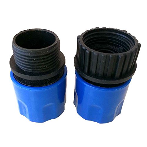 Preisvergleich Produktbild Sunlera 2ST Gartenschlauch Adapter Steckverbinder Weiblicher und Ein Männlicher Steckverbinder
