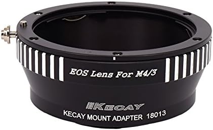 KECAY Lens Mount Adapter, Canon EOS EF EF-S Lens to Micro 4/3 M4/3 Four Thirds System Camera, Mount Adapter For Lumix G1, G2, G3, G10, GX1, GH1, GH2, GF1, GF2, GF3, GF5, GH4, Olympus PEN OM-D, E-M5, E-M10