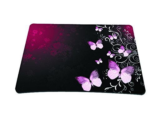 Silent Monsters 1003008050 Butterfly Design Mauspad 35 x 26 cm rot
