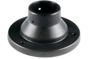SOVIL Base Per Palo Lanterna In Termoplastico Nero. Indispensabile Per Fissaggio A Terra.