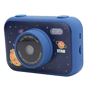 Kids Camera for Girls Boys - Portable Mini 3.5In HD Kids Digital Camera Photography Toy Camcorder Video Camera for Kids Toddler, Eye Protection Screen & MP3 Player Function(Blue)