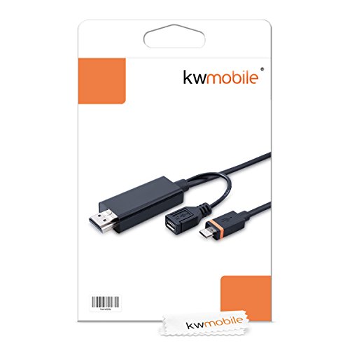 kwmobile SlimPort zu HDMI Kabel für slimport-fähige Smartphones und Tablets – mydp Micro USB zu HDMI von Handy/Tablet auf TV - 5