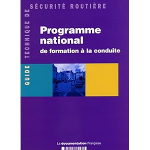Programme national de formation à la conduite Livre en Ligne Programme national de formation à la conduite Livre en Ligne - Telecharger Ebook