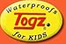 Togz 6-7 yr Red Waterproof Dungarees - 130cm