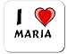 Produktbild Mauspad mit Aufschrift Ich liebe Maria