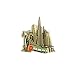 Produktbild Kühlschrankmagnet mit Städtemotiv, z. B. Venedig, Paris, Rom, Prag, Amsterdam, Barcelona, Dubai, Thailand, aus Metall, tolles Souvenir, schöner Dekoartikel, metall, Brass Dubai