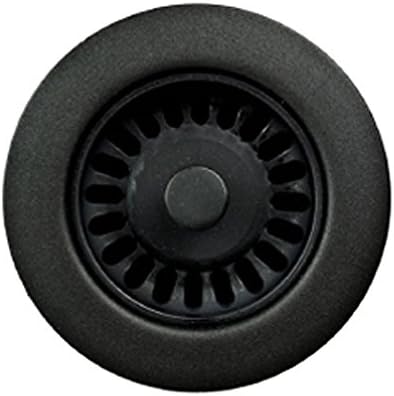 HOUZER190-9565 Disposal Flange for 3.5-Inch Drain Openings, Matte Black
