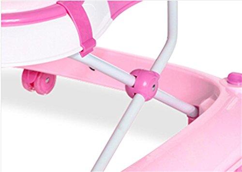 Baby Wanderer Kinderwagen Wagen 7-18 Monate Baby Prevent Prolongation Multifunktions Kind Faltbare Große Chassis Dritten Gang Anpassung Breathable Sicherheit ( farbe : Pink ) - 4