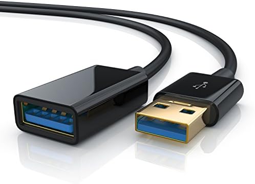 CSL-Computer Primewire - 1 m USB 3.0 extension cable - USB extension cord, USB extension - USB 3.0 A female to USB 3.0 A male A male to A female - up to 5 Gbit s - double shielded - black