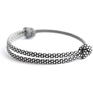 KOMIMAR Surfer Armband DIAMOND - cool lässiger Surf Style - Freundschaftsarmband - Skater - Segeln - Geschenkidee - Handgemacht - Yachting - Skipper - Strandschmuck