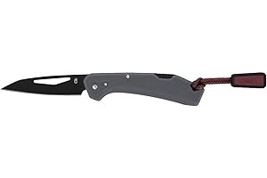 ‎GERBER Gerber Taschenmesser mit Zugband, LST Mini, 440A Wharncliffe-Edelstahlklinge, Griffschalen aus glasfaserverstärktem Nylon, Klingenlänge: 4,8 cm