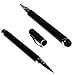 Produktbild wortek Universal 2 in 1 Kugelschreiber Eingabestift + Stylus Touch Pen für kapazitive Displays (Apple iPhone, iPad, iPod, Samsung Galaxy S4, S5, Tab, Note etc.) Schwarz