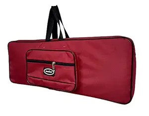 Malav Padded Keyboard Bag for Casio SA-20, SA-21 Digital Keyboard Maroon