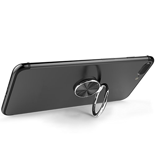 Handy Ringhalter, TUCNIPUS 360Â°Auto Finger Ring Stand Holder, Smartphone Griff Halter fÃ¼r iPhone 7 Plus / 7 / 6S/ 6 , Samsung Galaxy S8 / S8 Plus S7 edge, und Alle Andere Smartphones -Schwarz