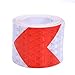 Produktbild 4 Farben 5cmx5m Reflektorband Sicherheitsband Warnklebeband Reflexionsfolie Reflexstreifen selbstklebend reflektierend für Fahrrad, Joggen, Auto Pkw / LKW (Red)