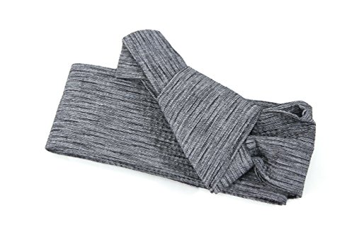 Edoten Men's Kimono Japan Shijira Weaving Yukata 703 Black L - 6