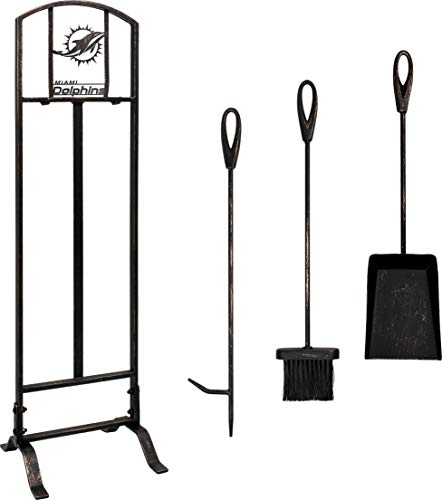 Preisvergleich Produktbild Imperial Offiziell Lizenziertes NFL Merchandise: Miami Delphins Kaminbesteck