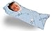 Love2Sleep SOFT TOUCH COTTON RICH BABY SWADDLE BLANKET WITH PADDED PILLOW 0 - 4 MONTHS DESIGN : STAR BEAR BLUE