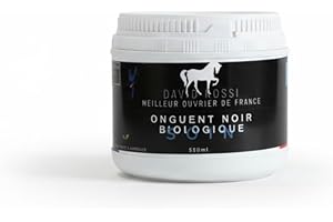 David Rossi Produits - Onguent Noir Biologique Soin - 500ml - Soin Complet du Sabot