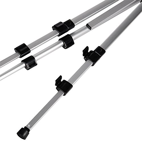 CONDA Aluminium Staffelei – Staffelei Atelierstaffelei Verstellbare Höhe- 155cm beinhalten schwarze Tragetasche - 3