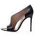 Produktbild He-yanjing Ladies Fashion Shoes, European and American Women es High-Heeled Sandals Dinner Shoes Fashion Women ' s Shoes Black-Brown,a,38