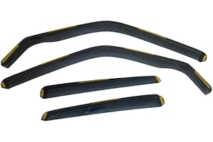 K - KONNEKT Wind Deflectors Set for Nissan Juke | 2010-2019 | Set of 4 - Front and Rear